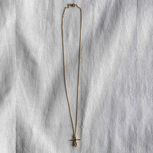 Small Bulul Totem Oval Chain Necklace